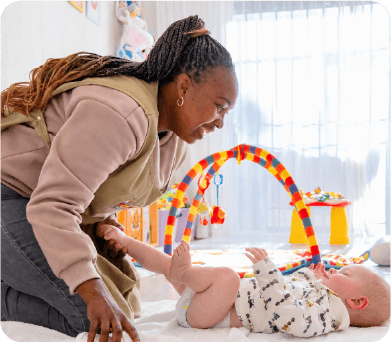 Babies Gentle, loving care from four months old, with plenty of comfort, connection and age-appropriate stimulation.